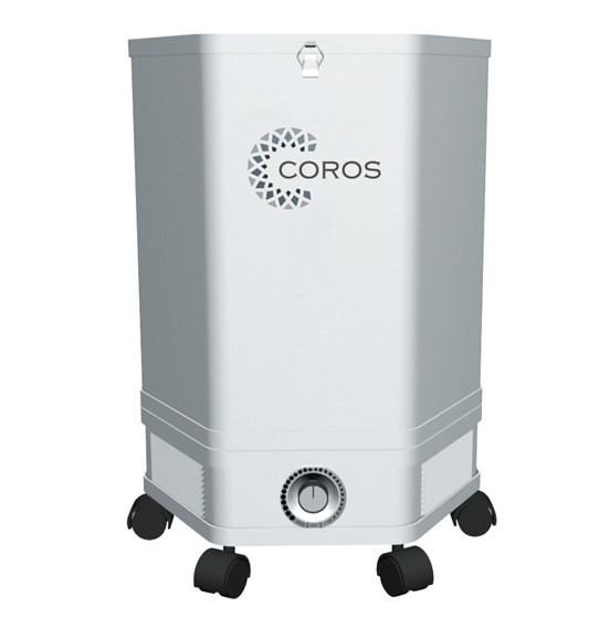COROS purificatore aria IAQ 40 VOC professioanle in grado di rimuovere virus, batteri, spore, muffe, funghi